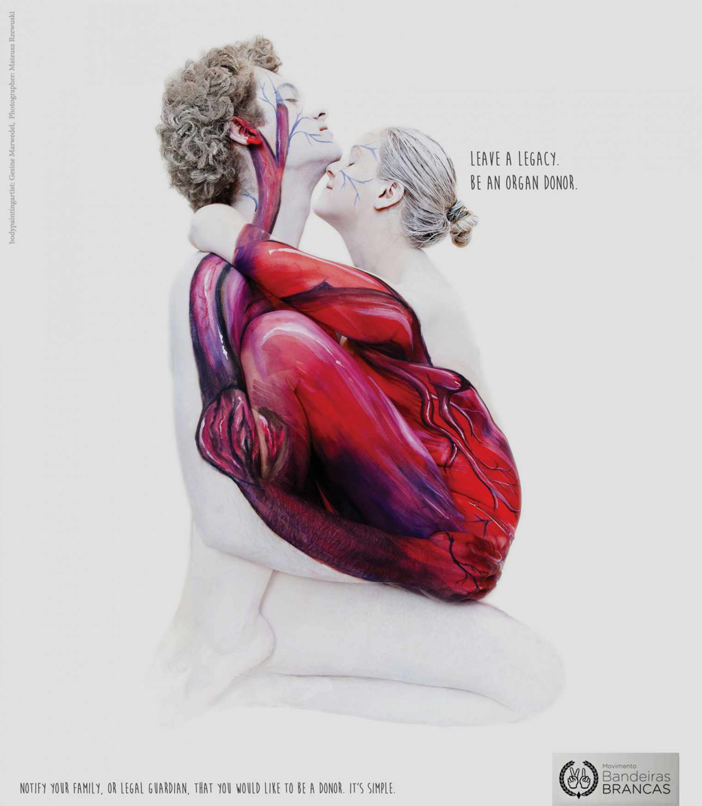 Bandeiras Brancas Organ Donor Print Ad