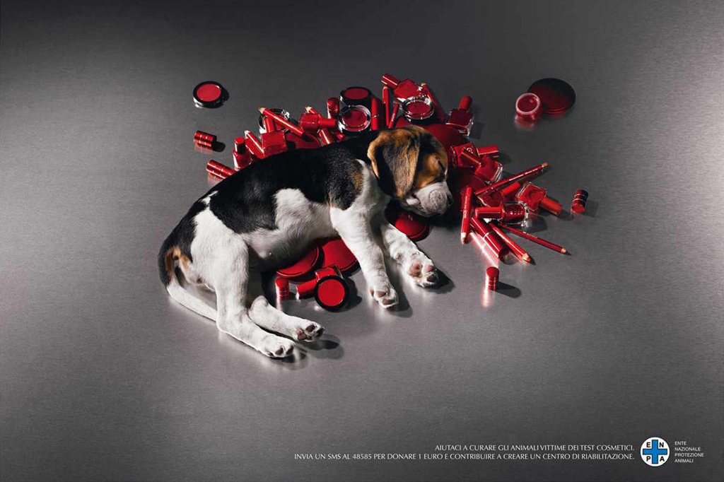 ENPA Puppy Print PSA Ad