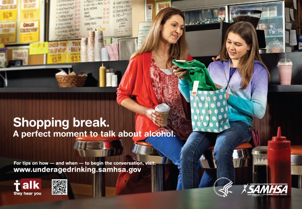 SAMHSA - Underage Drinking - Shopping Ad