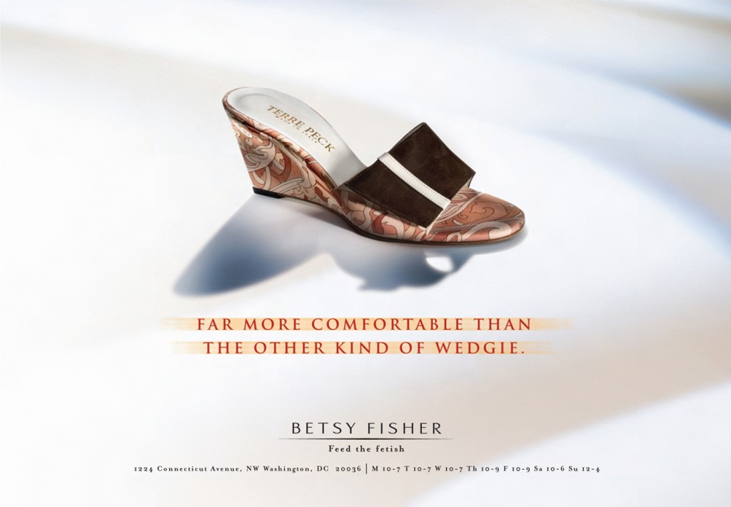 Betsy Fisher - Feed the Fetish - Comfortable Ad